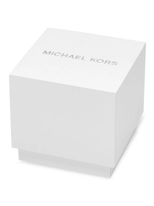 Michael Kors Mini Lennox Rose-Goldtone Stainless Steel, Crystal, & Silicone Strap Watch 5 Michael Kors Mini Lennox Rose-Goldtone Stainless Steel, Crystal, & Silicone Strap Watch - Image 5