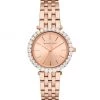Michael Kors Darci Three-Hand Rose Goldtone Stainless Steel Watch