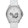 Michael Kors Brecken Chronograph Logo-Strap Stainless Steel Watch
