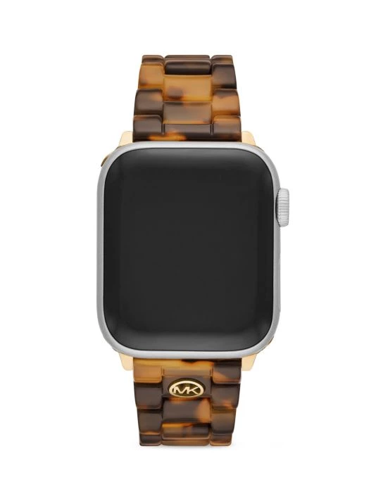 Michael Kors Apple Watch® Goldtone Stainless Steel & Tortoise Bracelet 2 Michael Kors Apple Watch® Goldtone Stainless Steel & Tortoise Bracelet - Image 2