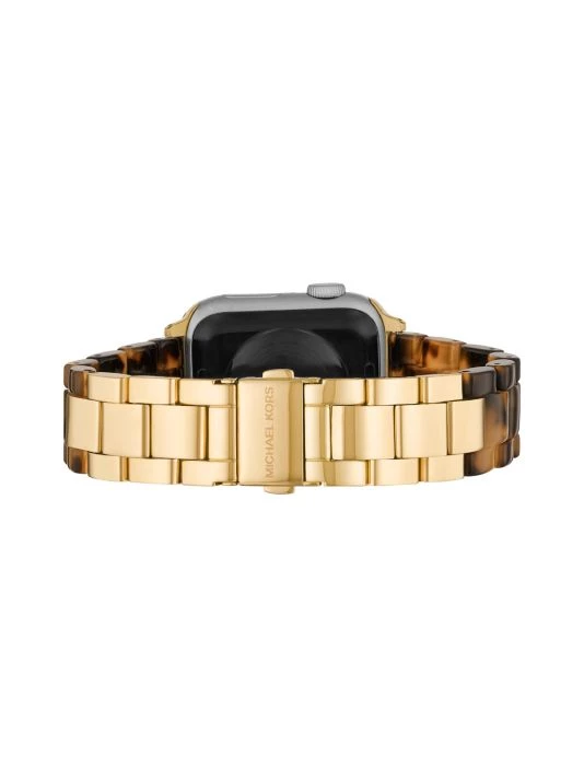 Michael Kors Apple Watch® Goldtone Stainless Steel & Tortoise Bracelet 5 Michael Kors Apple Watch® Goldtone Stainless Steel & Tortoise Bracelet - Image 5