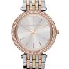 Michael Kors Tri-tone Stainless Steel & Crystal Watch