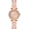 Michael Kors Parker Rose Goldtone Stainless Steel & Crystal Bracelet Watch