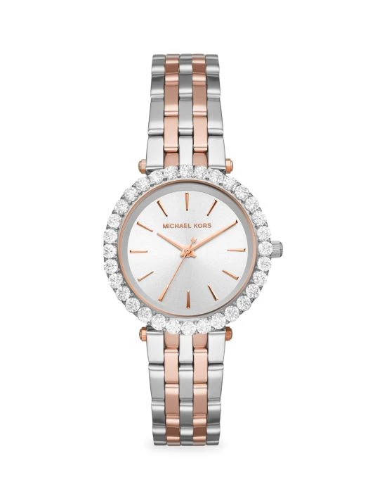 Michael Kors Darci Three-Hand Two-Tone Stainless Steel Watch 1 Michael Kors Darci Three-Hand Two-Tone Stainless Steel Watch