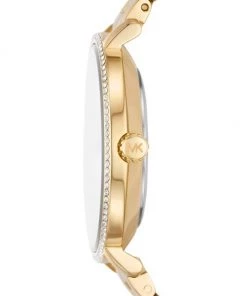 Michael Kors Pyper Goldtone & Crystal Watch, Bracelet, & Earrings Set -Michael Kors Sales Shop unnamed file 1124