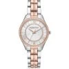 Michael Kors Lauryn Three-Hand Two-Tone Stainless Steel Watch