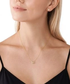 Michael Kors 14K-Gold-Plated & Cubic Zirconia Necklace & Earring Box Set -Michael Kors Sales Shop unnamed file 1147