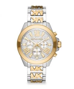 Michael Kors Wren Two-Tone Stainless Steel & Crystal Bracelet Watch