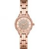 Michael Kors Allie Pav&eacute; Rose Goldtone Stainless Steel Bracelet Watch