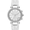 Michael Kors Parker Chronograph Logo-Strap Watch