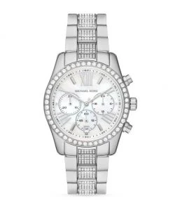 Michael Kors Lexington Stainless Steel & Crystal Bracelet Watch