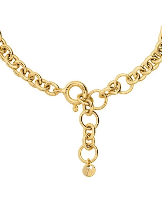 Michael Kors Premium 14K Gold-Plated, Mother-Of-Pearl & Crystal Heart Lock Bracelet 3 Michael Kors Premium 14K Gold-Plated, Mother-Of-Pearl & Crystal Heart Lock Bracelet - Image 3