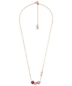 Michael Kors Premium 14K Rose-Gold-Plated, Nanogem & Cubic Zirconia Cluster Necklace -Michael Kors Sales Shop unnamed file 1200