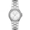 Michael Kors Mini Lennox Stainless Steel & Crystal Bracelet Watch