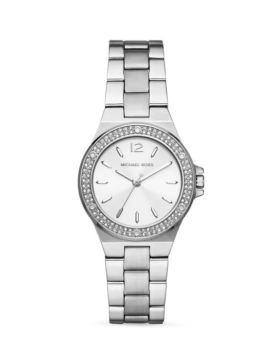 Michael Kors Mini Lennox Stainless Steel & Crystal Bracelet Watch 1 Michael Kors Mini Lennox Stainless Steel & Crystal Bracelet Watch