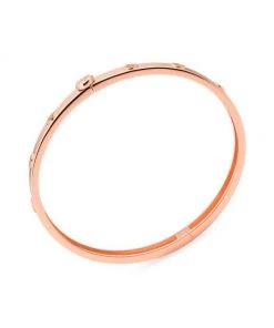 Michael Kors 14K-Rose-Gold-Plated & Cubic Zirconia Monogram Logo Bangle -Michael Kors Sales Shop unnamed file 1227