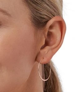 Michael Kors Whisper 14K-Rose-Gold-Plated Medium Hoop Earrings -Michael Kors Sales Shop unnamed file 1241