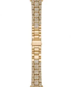 Michael Kors Apple Watch® Goldtone Stainless Steel & Crystal Bracelet
