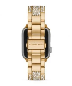 Michael Kors Apple Watch® Goldtone Stainless Steel & Crystal Bracelet -Michael Kors Sales Shop unnamed file 1266