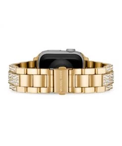 Michael Kors Apple Watch® Goldtone Stainless Steel & Crystal Bracelet -Michael Kors Sales Shop unnamed file 1268
