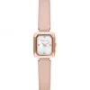 Michael Kors Alane Rose Goldtone Stainless Steel, Diamond & Blush Leather Watch