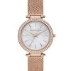 Michael Kors Darci Pav&eacute; Rose Goldtone Bracelet Watch