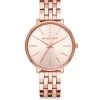 Michael Kors Pyper Three-Hand Rose Goldtone Stainless Steel Watch