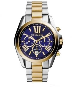 Michael Kors Ladies Stainless Steel Two-Toned Bradshaw Bracelet Watch