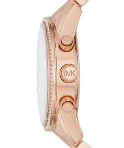 Michael Kors Ritz Studded Rose Goldtone Stainless Steel Chronograph Bracelet Watch -Michael Kors Sales Shop unnamed file 1354