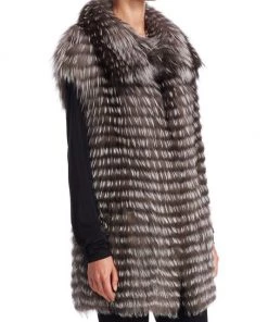 Michael Kors Feathered Fox Vest -Michael Kors Sales Shop unnamed file 1358