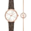 Michael Kors Pyper 2-Piece Logo Watch & Bracelet Set