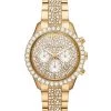 Michael Kors Layton Goldtone Stainless Steel & Crystal Bracelet Watch