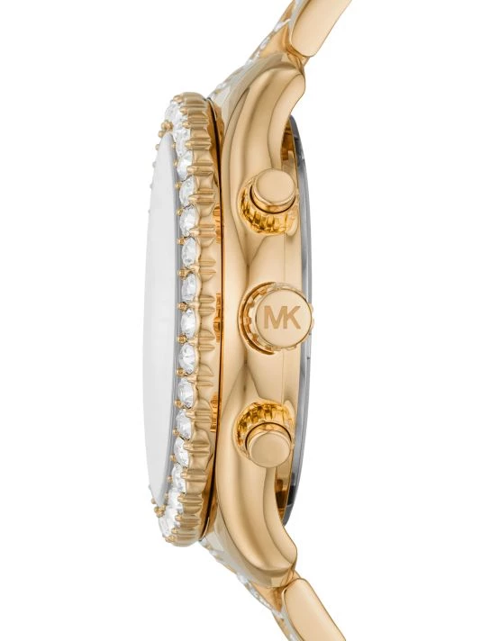 Michael Kors Layton Goldtone Stainless Steel & Crystal Bracelet Watch 3 Michael Kors Layton Goldtone Stainless Steel & Crystal Bracelet Watch - Image 3