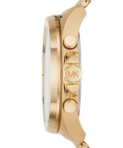 Michael Kors Brecken Chronograph Gold-Tone Stainless Steel Watch -Michael Kors Sales Shop unnamed file 171