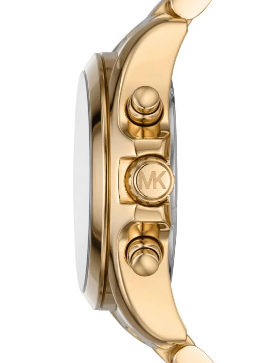 Michael Kors Bradshaw Goldtone Stainless Steel Bracelet Chronograph Watch 3 Michael Kors Bradshaw Goldtone Stainless Steel Bracelet Chronograph Watch - Image 3