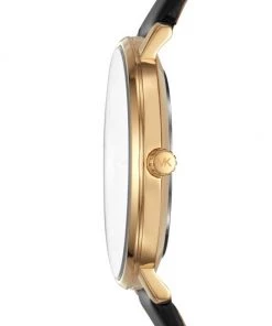 Michael Kors Pyper Three-Hand Black Leather Watch -Michael Kors Sales Shop unnamed file 18