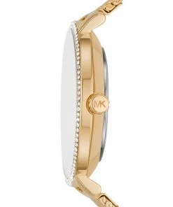 Michael Kors Pyper Goldtone Stainless Steel, Glitz & Mesh Strap Watch -Michael Kors Sales Shop unnamed file 202