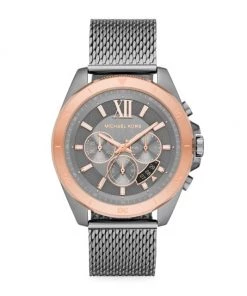 Michael Kors Brecken Chronograph Gunmetal Stainless Steel Watch