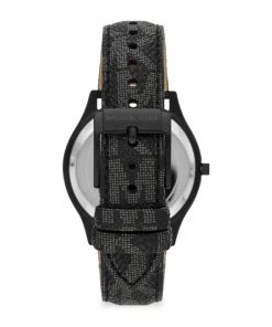 Michael Kors Slim Runway Monochrome Black Logo-Strap Watch -Michael Kors Sales Shop unnamed file 219