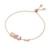 Michael Kors Premium 14K Rose Gold-Plated & Cubic Zirconia Slider Bracelet