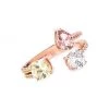 Michael Kors Premium 14K Rose Gold-Plated & Cubic Zirconia Wrap Ring
