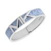 Michael Kors Premium Mott Silvertone MK Bangle