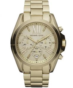 Michael Kors Bradshaw Goldtone Stainless Steel Chronograph Bracelet Watch For Men