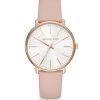Michael Kors Pyper Rose Goldtone And Leather Strap Watch