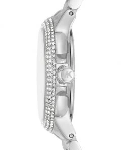 Michael Kors Camille Multifunction Stainless Steel Pavé Topring Watch -Michael Kors Sales Shop unnamed file 302