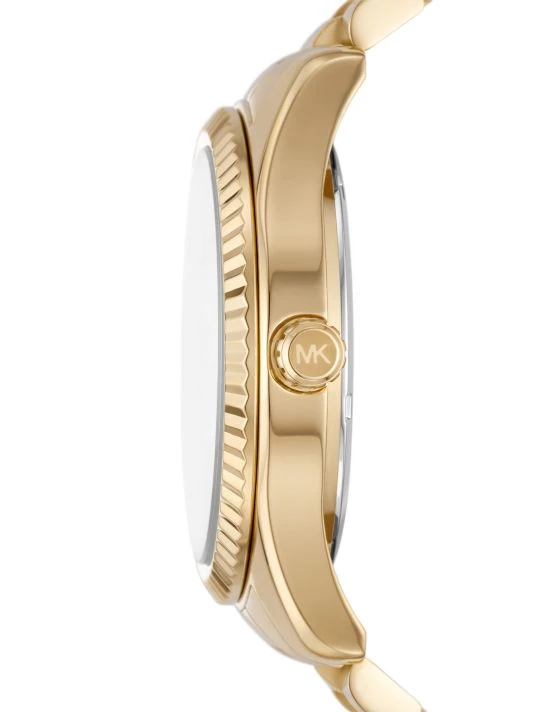 Michael Kors Lexington Multifunction Goldtone Stainless Steel Watch For Men 3 Michael Kors Lexington Multifunction Goldtone Stainless Steel Watch For Men - Image 3