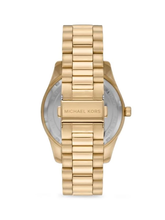 Michael Kors Lexington Multifunction Goldtone Stainless Steel Watch For Men 4 Michael Kors Lexington Multifunction Goldtone Stainless Steel Watch For Men - Image 4