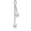 Michael Kors Premium Sterling Silver, Mother Of Pearl & Cubic Zirconia Heart Lock Lariat Necklace