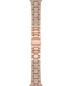 Michael Kors Apple Watch® Rose Goldtone Stainless Steel & Crystal Bracelet