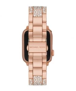 Michael Kors Apple Watch&reg; Rose Goldtone Stainless Steel & Crystal Bracelet -Michael Kors Sales Shop unnamed file 340